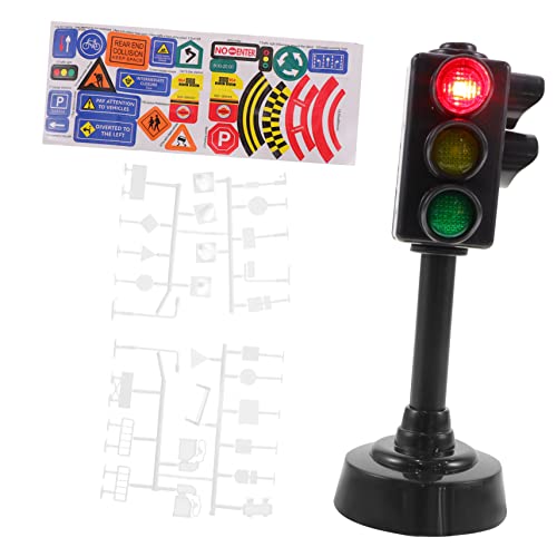 Abaodam Teiliges Verkehrsschilder mit Realistischen Ampeln Stabilem Kunststoff Pädagogisches Lernspielzeug für Verkehrszeichenerkennung und Interaktivem Familienspiel Abaodam Teiliges Verkehrsschilder mit Realistischen Ampeln Stabilem Kunststoff Pädagogisches Lernspielzeug für Verkehrszeichenerkennung und Interaktivem Familienspiel von Abaodam