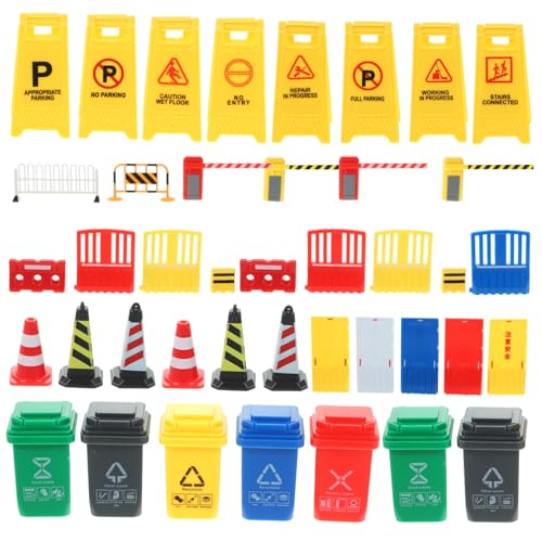 Abaodam Teiliges Verkehrsstraßenschild Spielset Miniatur Straßenblock Verkehrsbarriere Lernspielzeug Robust für Indoor Outdoor Spiel und Verkehrserziehung Abaodam Teiliges Verkehrsstraßenschild Spielset Miniatur Straßenblock Verkehrsbarriere Lernspielzeug Robust für Indoor Outdoor Spiel und Verkehrserziehung von Abaodam