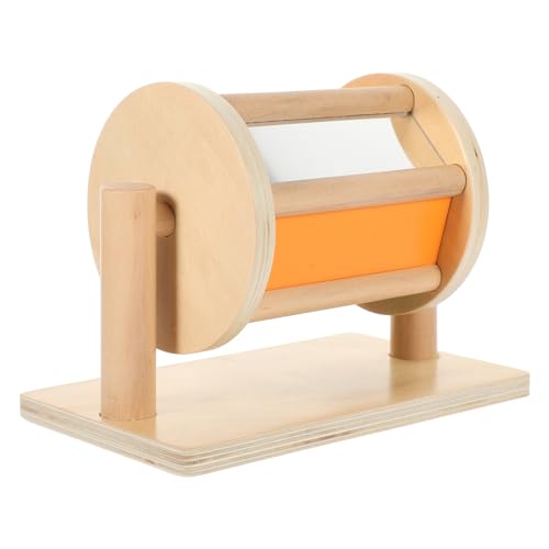 Abaodam Frühpädagogisches Spielzeug Montessori-textiltrommel Aus Holz Sensorisches Spielzeug Für Kinder Hörentwicklung von Abaodam