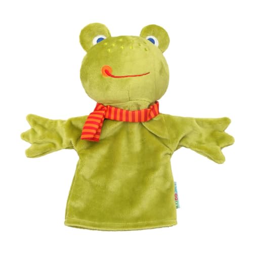 Abaodam Niedliche Cartoon Tier Handpuppe Für Junge Mädchen Interaktives Geschichtenerzählen Fördert Eltern Interaktion Glove Puppet Spielzeug Für Jungen Und Mädchen Frosch von Abaodam