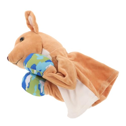 Abaodam Tierische Handpuppe Boxspielzeug Känguru- Handpuppen Für Tierpuppen Plastik Khaki Abaodam Tierische Handpuppe Boxspielzeug Känguru- Handpuppen Für Tierpuppen Plastik Khaki von Abaodam