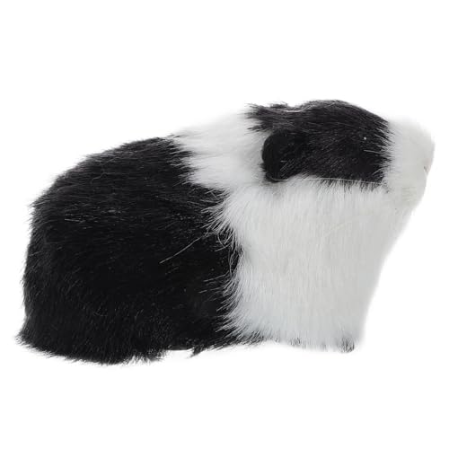 Abaodam Tiermodell Realistisches Meerschweinchen Simuliertes Mausspielzeug Flauschige Hamsterpuppe Simuliertes Stofftier Plüsch Stofftier Kognitives Simuliertes von Abaodam