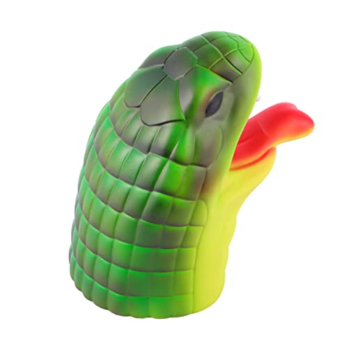 Abaodam Tiermodell Schlange Handpuppe Rollenspielspielzeug Gummihandpuppe Gummipuppe Pädagogisches Lernspielzeug Tierhandpuppe von Abaodam
