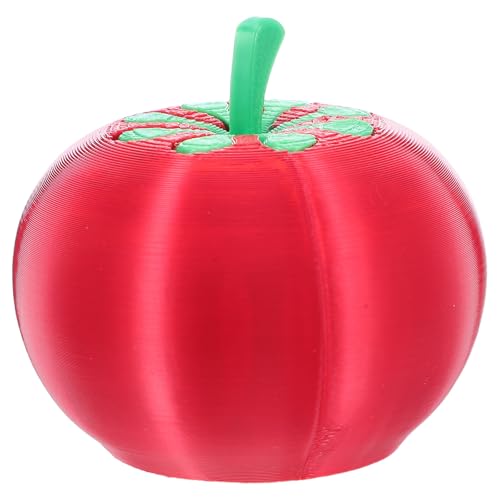 Abaodam Tomatenförmiges Drehspielzeug für Kinder, Realistische Gemüsesimulation, Süße Künstliche Tomate für Partygeschenke, Klassenzimmerspiele, Sensorische Zappeldekoration von Abaodam