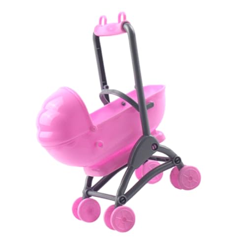 Abaodam Toy Doll Stroller Simulierter Babykinderwagen Für Puppen Für Rollenspiele Und -Dekoration Und Langlebig Buggy Zubehör Abaodam Toy Doll Stroller Simulierter Babykinderwagen Für Puppen Für Rollenspiele Und -Dekoration Und Langlebig Buggy Zubehör von Abaodam