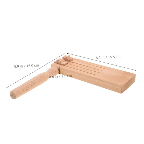 Abaodam Traditionelle Mexikanische Matraca aus Holz Doppelreihiges Rasselinstrument für Frühe Musikausbildung Rhythmisches Lernspielzeug Sicher für Sportveranstaltungen und Feiern Abaodam Traditionelle Mexikanische Matraca aus Holz Doppelreihiges Rasselinstrument für Frühe Musikausbildung Rhythmisches Lernspielzeug Sicher für Sportveranstaltungen und Feiern von Abaodam