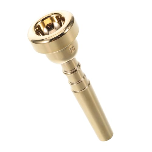Abaodam Tragbares Trompetenteil Instrumentenzubehör Instrumentenwerkzeug Trompetenmundstück für Bühne Universal Horn Mundstück Horn Zubehör für Bühne Trompete Teile Kupfer Golden Abaodam Tragbares Trompetenteil Instrumentenzubehör Instrumentenwerkzeug Trompetenmundstück für Bühne Universal Horn Mundstück Horn Zubehör für Bühne Trompete Teile Kupfer Golden von Abaodam