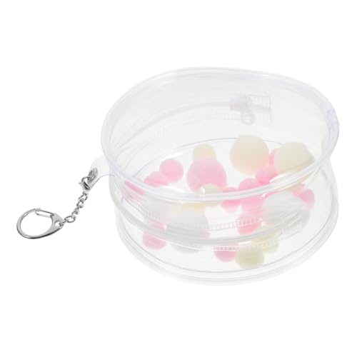 Abaodam Transparente Mini Figuren Aufbewahrungstasche mit Schlüsselanhänger und Pompom Tragbarer PVC Display Beutel für Actionfiguren Schmuck Sammlerstücke Leicht und Vielseitig für Abaodam Transparente Mini Figuren Aufbewahrungstasche mit Schlüsselanhänger und Pompom Tragbarer PVC Display Beutel für Actionfiguren Schmuck Sammlerstücke Leicht und Vielseitig für von Abaodam