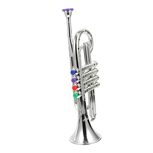 Abaodam Trompete Simuliertes Musikinstrument für Kleinkinder Leichtes Tragbares Design Fördert Musikalische Fähigkeiten als für Geburtstage und Feiertage von Abaodam