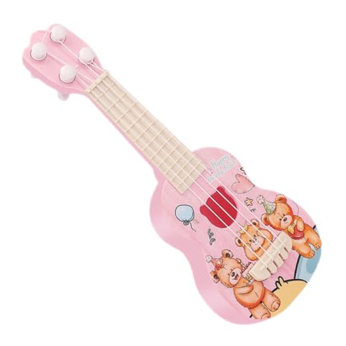 Abaodam Ukulele Gitarrenform mit Cartoon Musikalisches Lernspielzeug für Jungen und Früherziehung mit Musikinstrumenten Kreatives für Kleine Musiker Abaodam Ukulele Gitarrenform mit Cartoon Musikalisches Lernspielzeug für Jungen und Früherziehung mit Musikinstrumenten Kreatives für Kleine Musiker von Abaodam