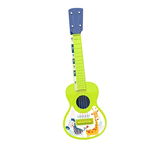 Abaodam Ukulele Imitation Gitarre Modell Musikinstrument Lernspielzeug für Kleinkinder und Kindergarten Farbenfrohes Pädagogisches für Jungen und Mädchen Zufällige Farbe Zufällige Farbe von Abaodam