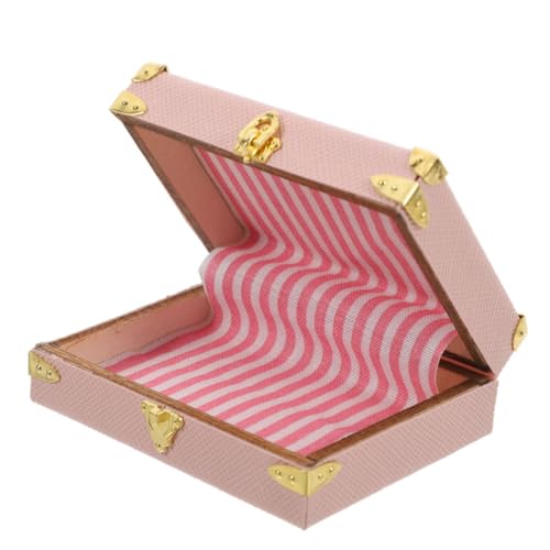 Abaodam Vintage Aufbewahrungsbox für Figuren Retro Miniatur Modellkoffer für Sammler und Hobbyisten für Reisen Präsentation von Abaodam