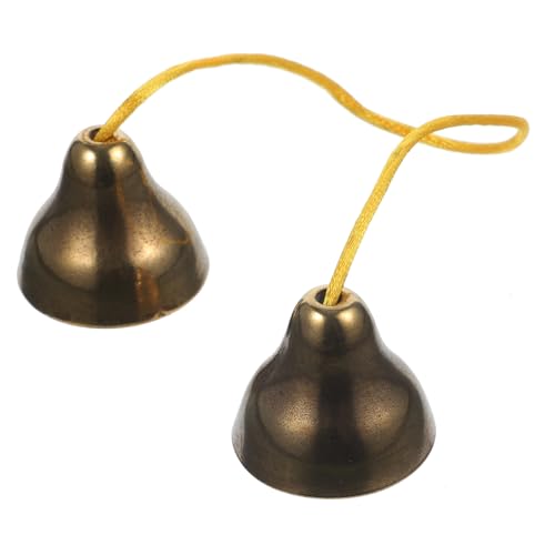 Abaodam Vintage Hand-Beckenglocke Dickes Klangspiel für Yoga und Performance, kompakt, einzigartige Töne, Musikinstrument für Erwachsene von Abaodam