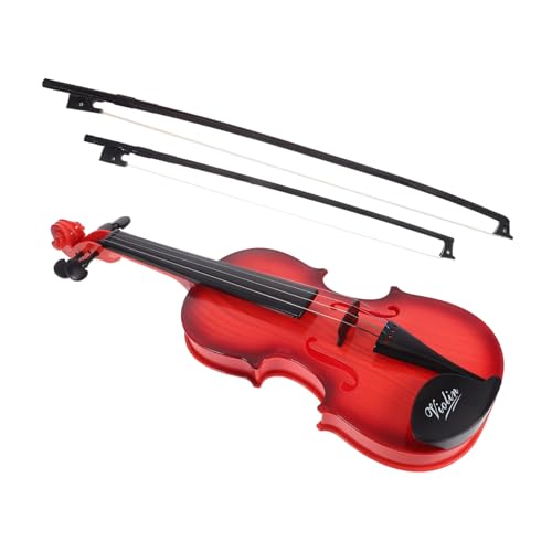 Abaodam Violine akustische Violine Anfänger Violine musikspielzeug musikalisches Violine Musikspielzeug Instrumente für Kindergeige Plastik Light Brown von Abaodam