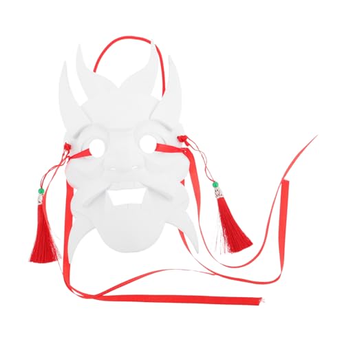 Abaodam Chinesische Vollgesichtsmaske Für Partys Paintable Craft Maske Für Halloween Und Projekte Komfortabel Zu Tragen Für Aufführungen Und Kulturelle Events von Abaodam