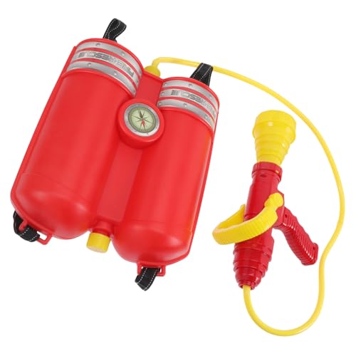 Abaodam Wasser Rucksack mit Spritzpistole Feuerwehr für Gartenpartys und Pools Fördert Hand Augen Koordination Lustiges Design Wasserspaß im Freien von Abaodam