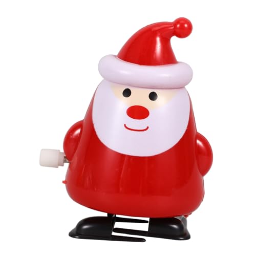 Abaodam Weihnachtsmann Aufziehspielzeug Tragbares und Neuartiges Weihnachtsdeko für Weihnachtsfeier Kompakt und Leicht oder Schreibtischdekoration von Abaodam