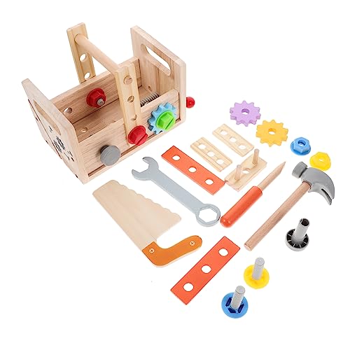 Abaodam Werkzeugset Lernspielzeug Werkzeugkasten Pädagogisches Reparatur für Jungen Mädchen Kreativität und Feinmotorik von Abaodam