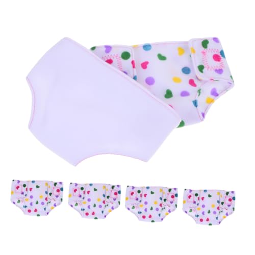 Abaodam Wiederverwendbare Puppenkleider, Zubehör für Puppen zum Verkleiden und Spielen, mühelose Reinigung, flexibles Design, Spaß, 6 Stück von Abaodam