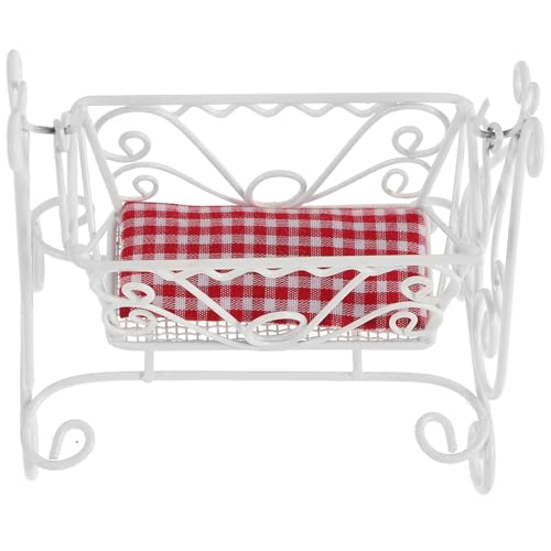 Abaodam Wiege des Puppenhaus puppenbett babybett puppenhaus kinderzimmer Puppenhaus Sammlung Puppenhaus-Miniaturbausatz zum Selbermachen -Babytrage Legierung Abaodam Wiege des Puppenhaus puppenbett babybett puppenhaus kinderzimmer Puppenhaus Sammlung Puppenhaus-Miniaturbausatz zum Selbermachen -Babytrage Legierung von Abaodam