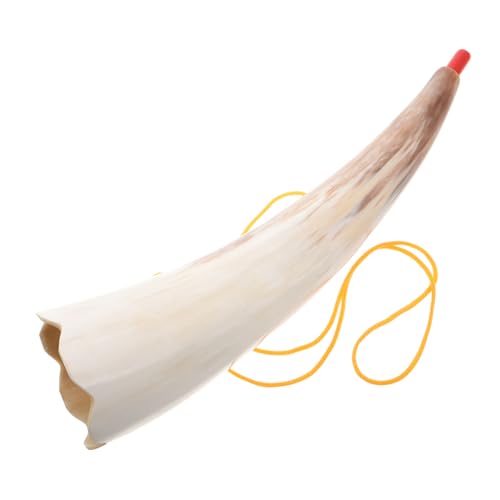Abaodam Wikingerhorn Halloween Cosplay Requisite Pirat Wikinger Blashorn Ochse Kampf Trompete Halloween Cosplay Supplies von Abaodam