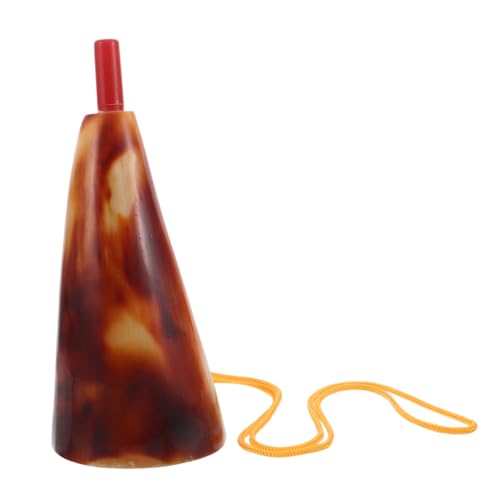 Abaodam Wikingerhorn Instrument Stierhorn Trompete Mittelalterliches Kampfhorn Jubel Requisite Blasinstrument Natürliche Ochsenhorn Dekoration Ideal Für Feiern von Abaodam