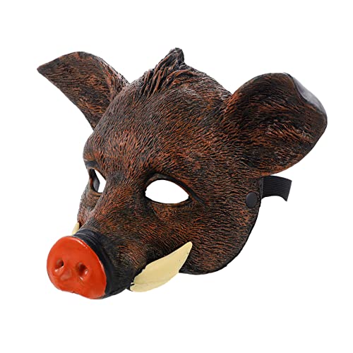 Abaodam Wildschwein Maske für Halloween Tiermaske für Kostümparty Cosplay Maskenball Kreative Requisite für Spaß und Aufregung Feiern von Abaodam