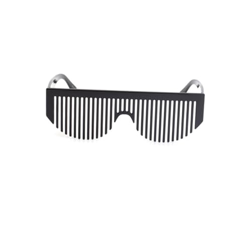 Abaodam Witzige Party brille mit Kammfunktion Schwarz Kreatives Eyewear Accessoire für Feiern und Outdoor einsatz Originelles Party highlight für Damen und Herren Abaodam Witzige Party brille mit Kammfunktion Schwarz Kreatives Eyewear Accessoire für Feiern und Outdoor einsatz Originelles Party highlight für Damen und Herren von Abaodam