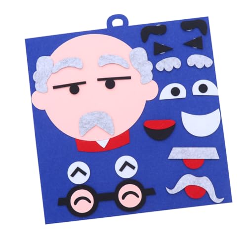 Abaodam Witziges Puzzle aus Vliesstoff Farbenfrohes Gesichtspuzzle für Fördert die Wahrnehmung von Gesichtszügen und Emotionen für Zuhause und Schule Abaodam Witziges Puzzle aus Vliesstoff Farbenfrohes Gesichtspuzzle für Fördert die Wahrnehmung von Gesichtszügen und Emotionen für Zuhause und Schule von Abaodam
