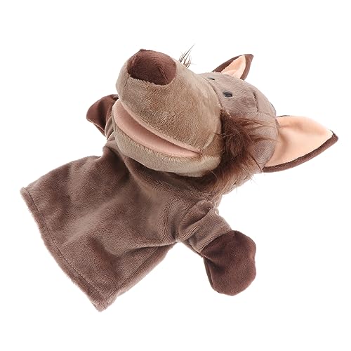 Abaodam Wolf Handpuppe Plüschspielzeug Interaktive Tierhand Marionette für Einfach zu Bedienen für Geschichtenerzähler Fördert Motorische Fähigkeiten und Kommunikation Abaodam Wolf Handpuppe Plüschspielzeug Interaktive Tierhand Marionette für Einfach zu Bedienen für Geschichtenerzähler Fördert Motorische Fähigkeiten und Kommunikation von Abaodam