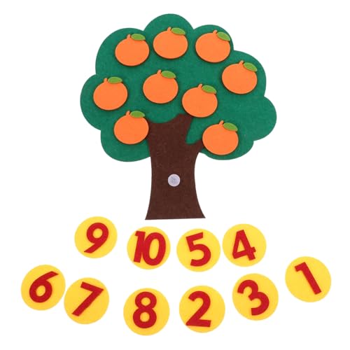 Abaodam Zahlenlernspiel Nicht Gewebter Obst Lernspielzeug für Ab Jahren Mathe Zählspielzeug Hand Auge koordination Pädagogisches Obstpflückspielzeug für Schule und Zuhause Abaodam Zahlenlernspiel Nicht Gewebter Obst Lernspielzeug für Ab Jahren Mathe Zählspielzeug Hand Auge koordination Pädagogisches Obstpflückspielzeug für Schule und Zuhause von Abaodam
