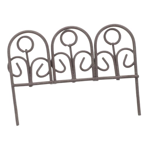 Abaodam Zartes Miniatur Zaunmodell Für Puppenhaus Mini Zubehör Realistisches Design Für DIY Miniatur Gartenornamente Und Halloween von Abaodam