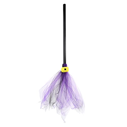 Abaodam Zauberbesen der Ornamente Halloween-Puppenhaus Halloween-Masse Kostüm Halloween Dekoration Halloween-Dekoration Hexen-Cosplay-Besen dekorative Besenstütze Plastik Violett Abaodam Zauberbesen der Ornamente Halloween-Puppenhaus Halloween-Masse Kostüm Halloween Dekoration Halloween-Dekoration Hexen-Cosplay-Besen dekorative Besenstütze Plastik Violett von Abaodam