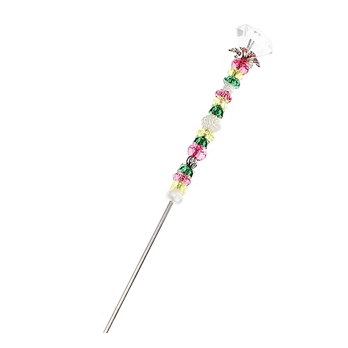 Abaodam Zauberstab Fairy Wand Kinderkleider Geburtstagsgeschenk angelstul kinderparty mitgebsel Flash tragbarer Feenstab Fee Cosplay Requisiten Kinderfeenstock dekorativer Feenstab Metall von Abaodam