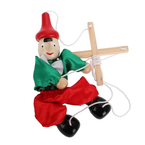 Abaodam Zeichenfolge Marionette Puppen kinderpuppe The puppeteers Game Children Toys kinderspielsachen Handpuppe Steckpuppenfiguren unfertige Holzfiguren Holzpuppe Stoff von Abaodam