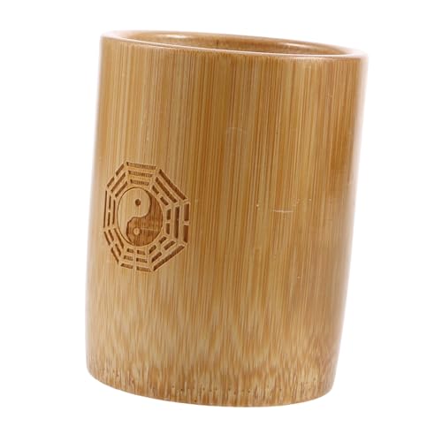 Abaodam Zhouyi Bambusstab-Shaker Feng-Shui-Requisite Chinesische Weissagungswerkzeuge Wahrsagerige Spiele Spiel-Requisiten Chinesisches Weissagungswerkzeug Pendelspiel Light Brown von Abaodam