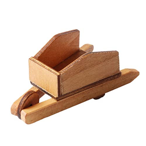 Abaodam Zubehör Mini Warenkorb Dekorative Modell Mini Schmuck Miniatur Modell Khaki von Abaodam