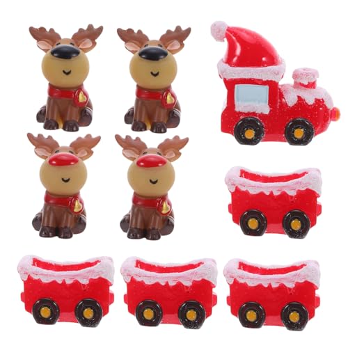Abaodam Zug Elch Skulptur Sitzendes Rentier Hirsch Miniaturfigur Mini Weihnachtszug Rentier Mittelstück Mini Bastelarbeiten Statue Sitzende Hirschfigur Abaodam Zug Elch Skulptur Sitzendes Rentier Hirsch Miniaturfigur Mini Weihnachtszug Rentier Mittelstück Mini Bastelarbeiten Statue Sitzende Hirschfigur von Abaodam
