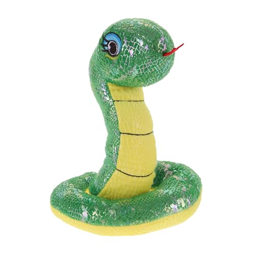 Abaodam falsche Schlange Kaninchen Plüsch Insekt Monster Lebewesen stoffschlange Tierfigur Schlangenmodell knifflige Schlangenrequisiten Simulationsschlange Baumwolle Green von Abaodam