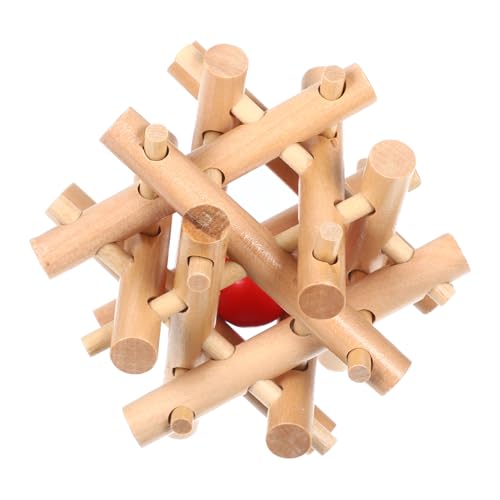 Abaodam für die geistige Entwicklung Kinderpädagogische Spielzeuge Zappelspielzeug Spieltablett entwicklung kindliche entwicklung Gehirnpuzzle aus Holz Verriegelungspuzzle von Abaodam