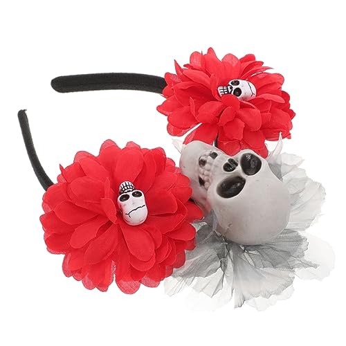 Abaodam halloween haarreif halloween headband Langlebiger Kopfschmuck festival kopfbedeckung Halloween-Maske beängstigende Maske Haarbänder für Erwachsene dekorative Stirnbänder Plastik von Abaodam