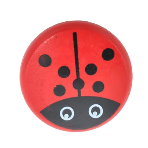 Abaodam hölzernes Jo-Jo Kinderball kinderspielzeug Unterhaltungsspielzeug Yo-Yo Jo-Jo-Bälle für Anfänger Fingerspielzeug für Jo-Jo-Ball aus Holz schöner Jo-Jo-Ball rot von Abaodam