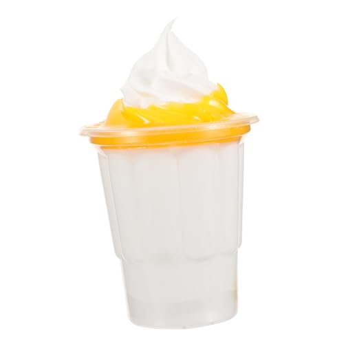 Abaodam Künstliche Eiscreme-Display-Requisiten PVC-gefälschte Lebensmittel Für Die Fotografie Realistisches Eiscreme-Modell Für Den Schrank Abaodam Künstliche Eiscreme-Display-Requisiten PVC-gefälschte Lebensmittel Für Die Fotografie Realistisches Eiscreme-Modell Für Den Schrank von Abaodam