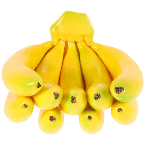 Abaodam Künstliche Bananen-Dekoration Realistisches Modell Für Tisch Küche Fake Bananas Zur Heim Und Partydekoration Lebensechte Nachbildung Für Hochzeiten Und Feiern von Abaodam