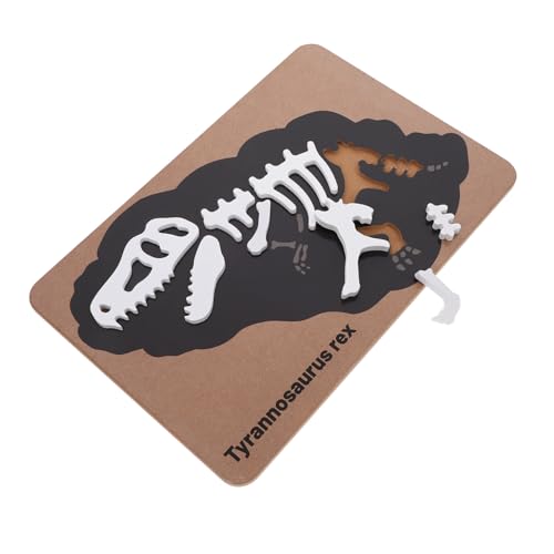 Dinosaurier Holzspielzeug Montessori Puzzle mit Fossilienknochen für Jahre Kognitives Skelettspielzeug aus Naturholz Fördert Problemlösungsfähigkeiten und Soziale Dinosaurier Holzspielzeug Montessori Puzzle mit Fossilienknochen für Jahre Kognitives Skelettspielzeug aus Naturholz Fördert Problemlösungsfähigkeiten und Soziale von Abaodam