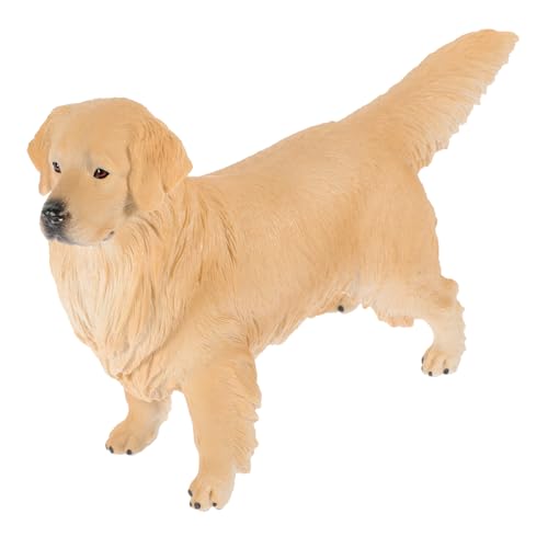 Golden Retriever Figur, realistisches Tiermodell, Ornament für leichte, stabile pädagogische für Zuhause, Schule und Spielzeit, Hundeliebhaber Golden Retriever Figur, realistisches Tiermodell, Ornament für leichte, stabile pädagogische für Zuhause, Schule und Spielzeit, Hundeliebhaber von Abaodam