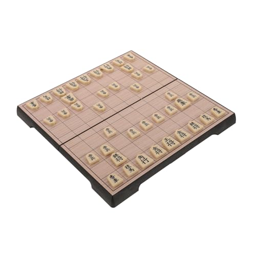 Abaodam Zusammenklappbares Japanisches Schachspiel-Set Magnetische Figuren Kompaktes Design Traditionelle Handwerkskunst für Überall Abaodam Zusammenklappbares Japanisches Schachspiel-Set Magnetische Figuren Kompaktes Design Traditionelle Handwerkskunst für Überall von Abaodam