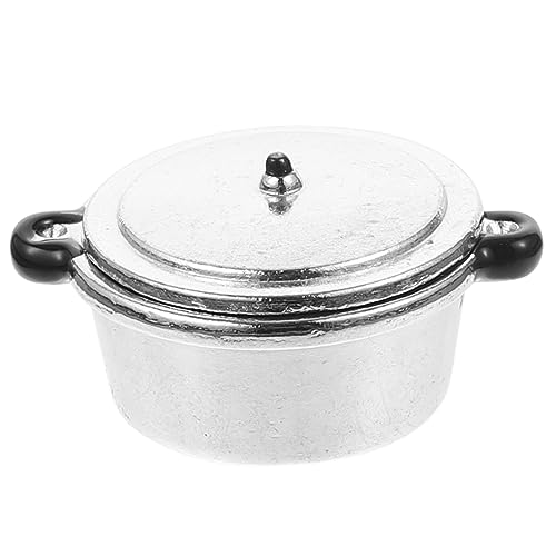 Kochgeschirr Ornament Dekorative Simulation Topf für Puppenhaus DIY Mini Zubehör Educational Mini Cooker für Mikroszenen Teiliges Kochgeschirr Ornament Dekorative Simulation Topf für Puppenhaus DIY Mini Zubehör Educational Mini Cooker für Mikroszenen Teiliges von Abaodam