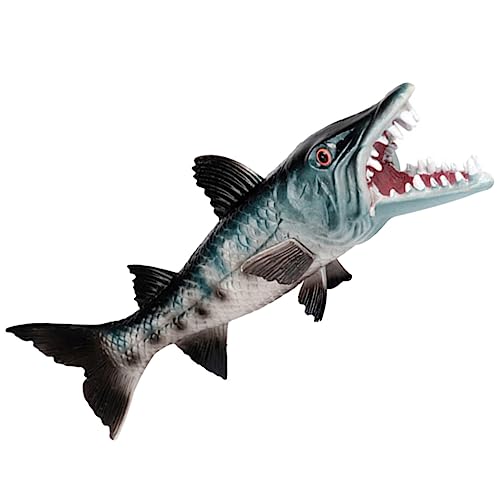 Abaodam Kunststoff Wolf Fisch Modell für Aquarium Dekoration Realistisch Bruchfest Spielzeug für Kinder für und Kognitives Spielzeug von Abaodam