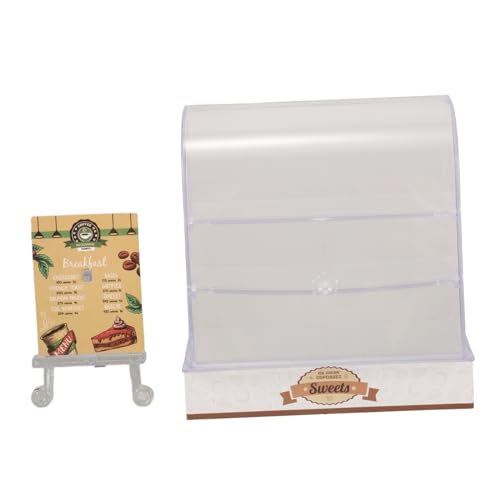 Miniatur Tortenständer Klares Regal für Figuren DIY Setup für realistische Szenen für Miniaturen Display Box und Tiny Doll Play House Miniatur Tortenständer Klares Regal für Figuren DIY Setup für realistische Szenen für Miniaturen Display Box und Tiny Doll Play House von Abaodam